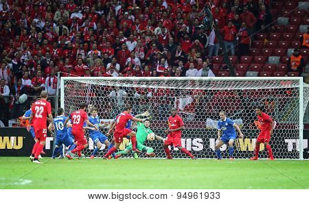 Uefa Europa League Final Football Game Dnipro Vs Sevilla