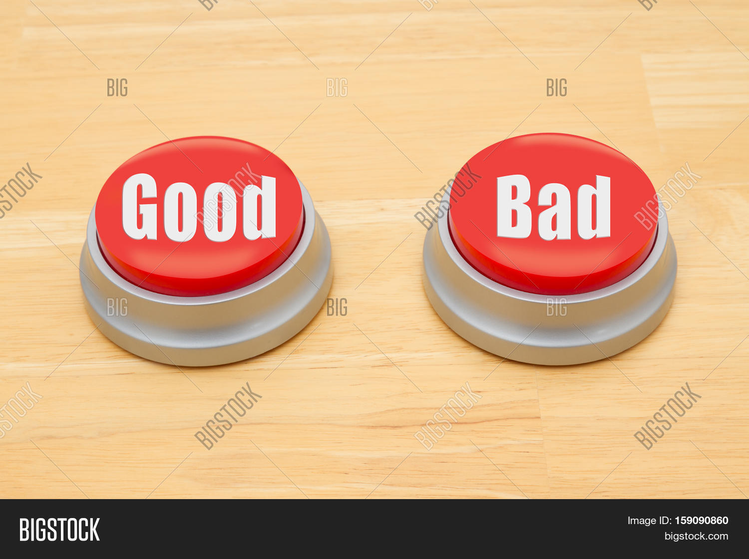 Good Between Bad Difference Between Image & Photo (Free Trial) | Bigstock