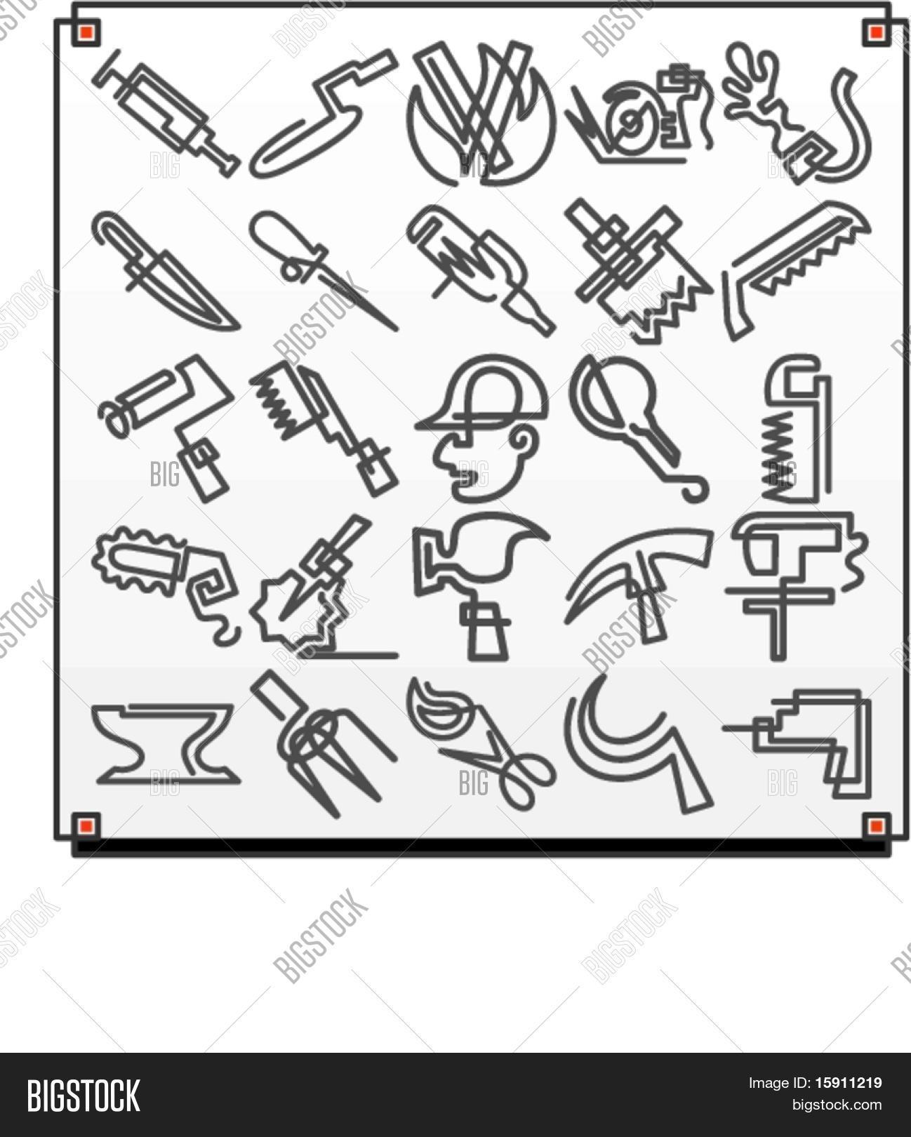 Set 25 Vector Icons Vector & Photo (Free Trial) Bigstock