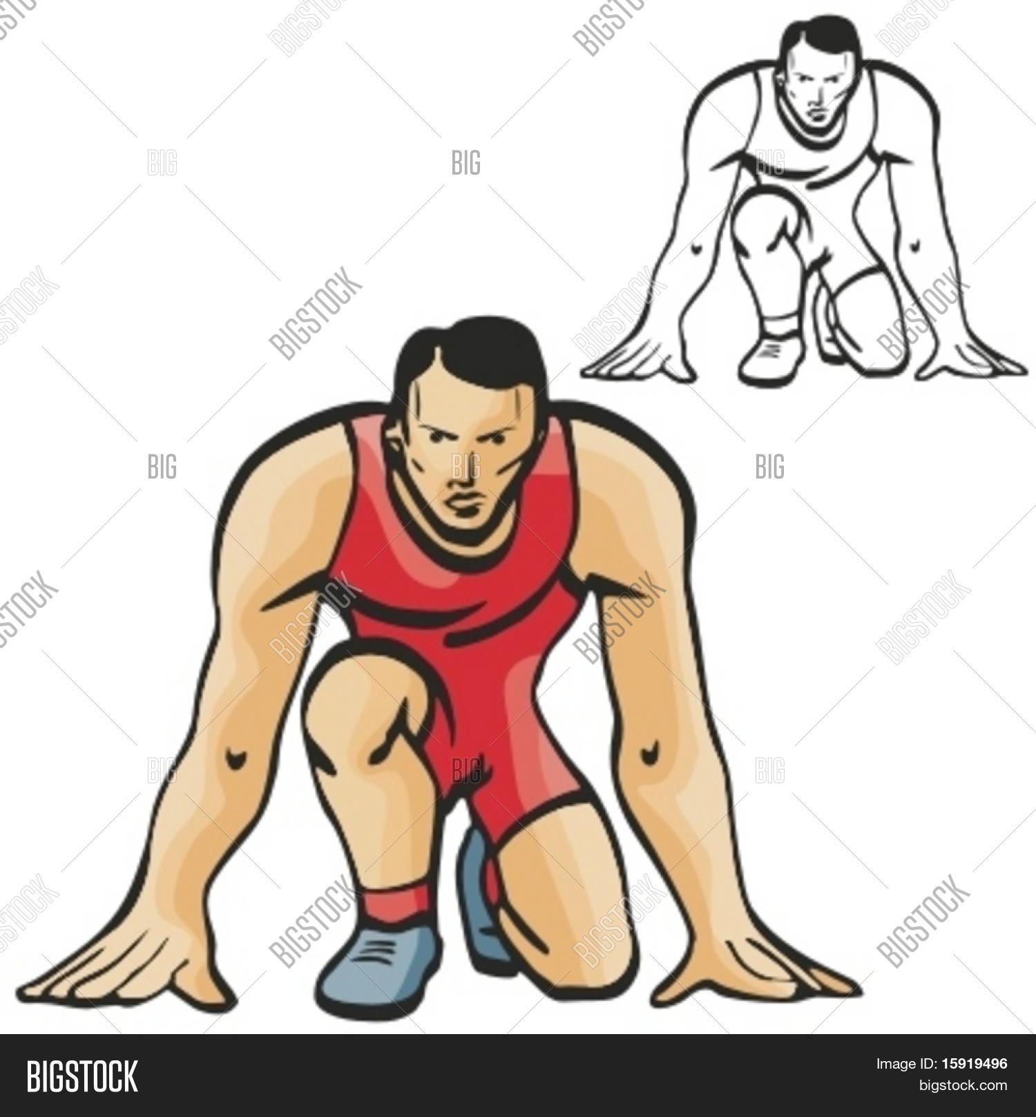 Sprinter Vector Vector & Photo (Free Trial) | Bigstock