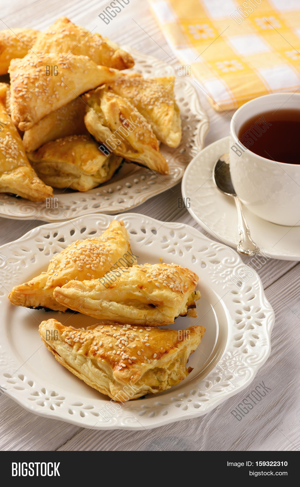 Puff Pastry Triangles Image & Photo (Free Trial) Bigstock