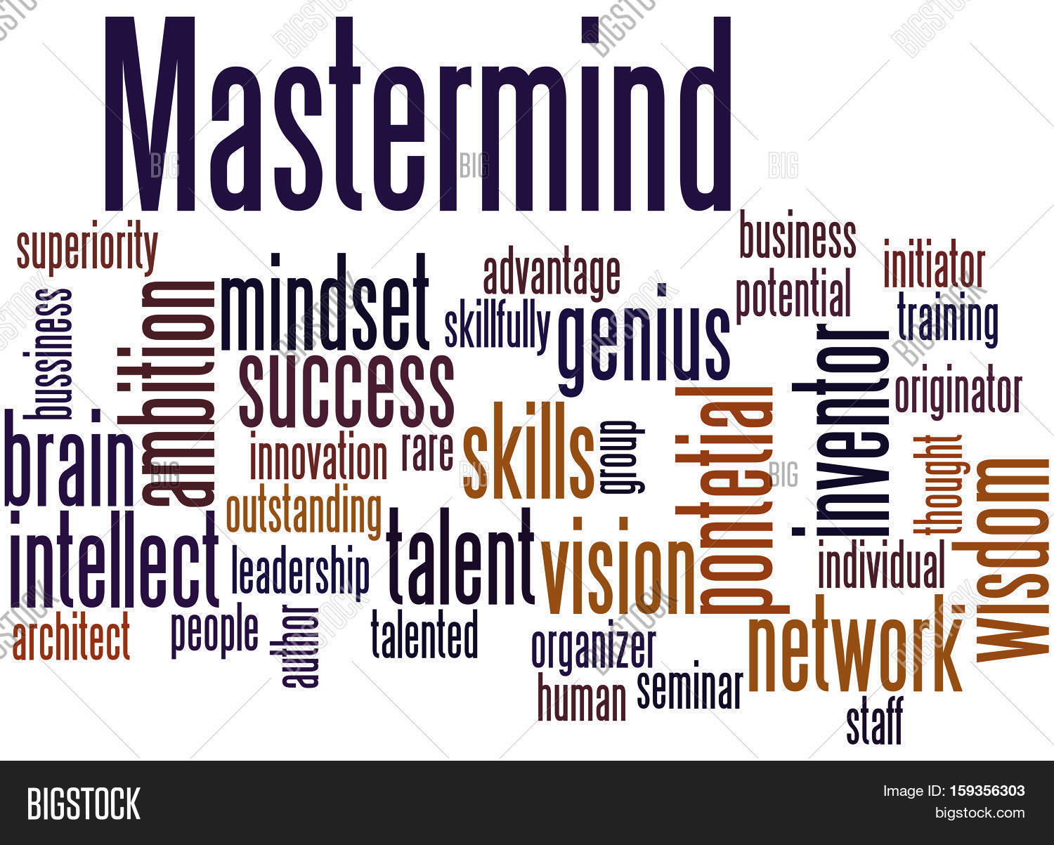 Mastermind, Word Cloud Image & Photo (Free Trial) | Bigstock