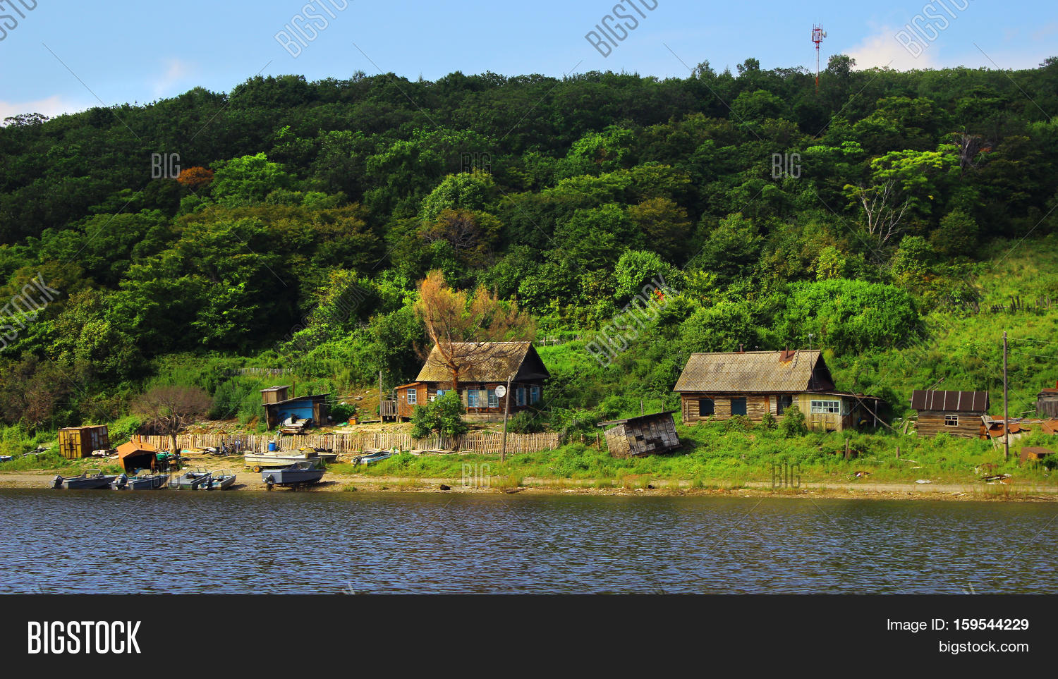 Fishing Village On Image & Photo (Free Trial) Bigstock