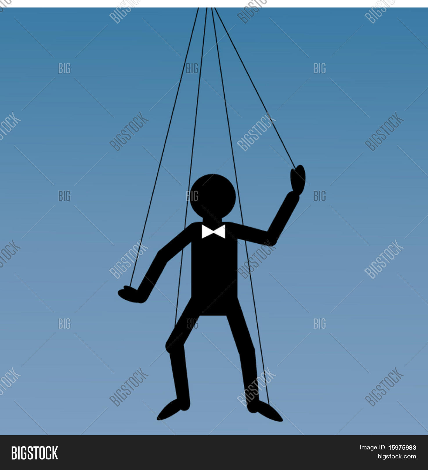 Puppet On String Vector & Photo (Free Trial) | Bigstock