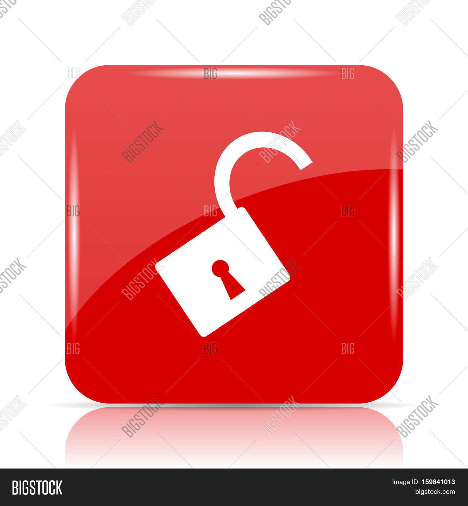 Imagen y foto Open Lock Icon (prueba gratis) | Bigstock