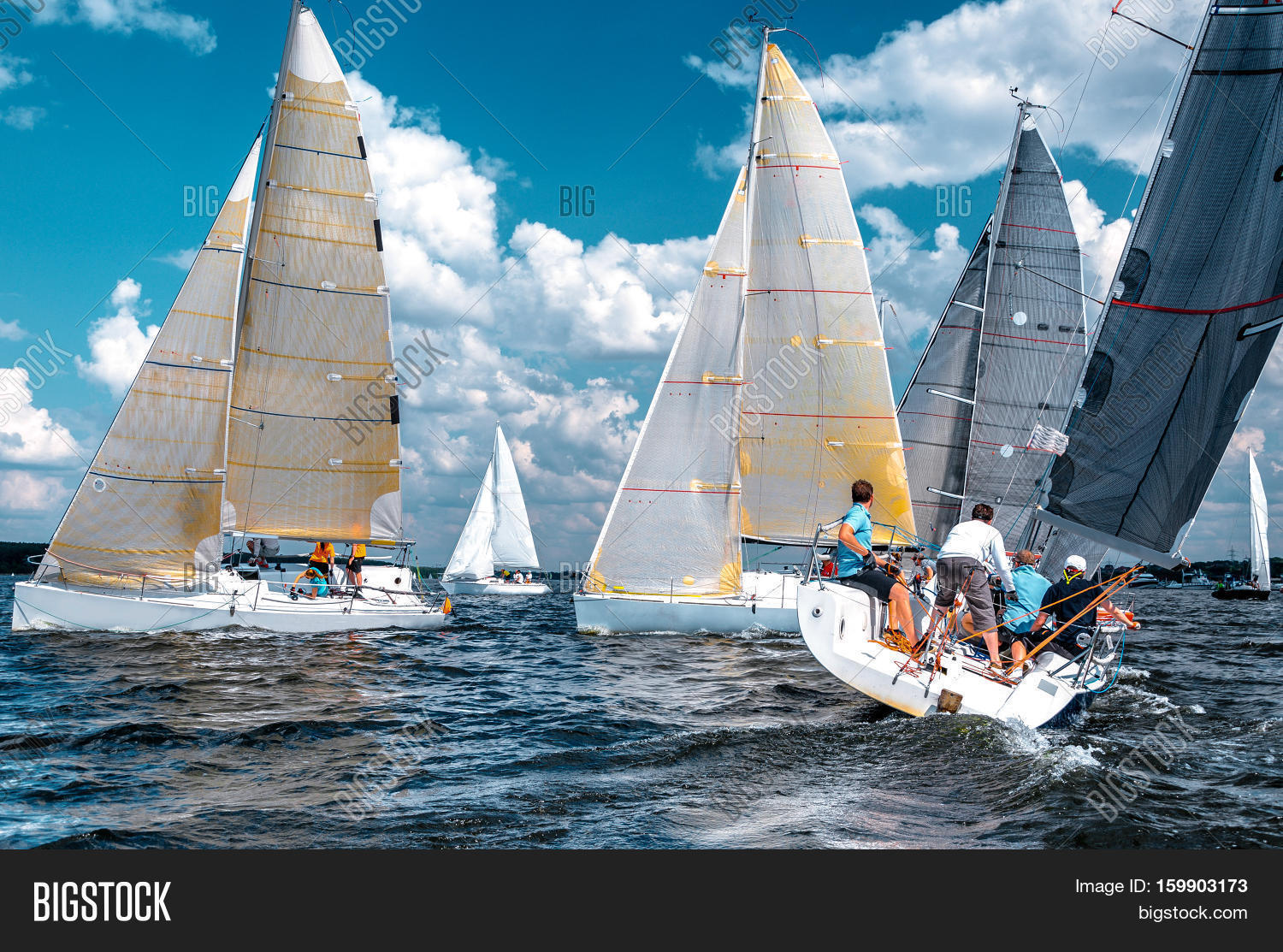 Sailing Yacht Race. Image & Photo (Free Trial) Bigstock