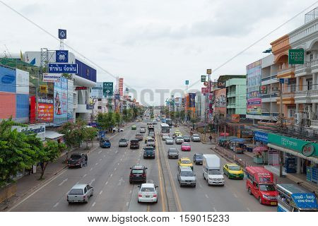 BANGKOK - July 10 2016 Thailand: Part of Bangkok's Lat Krabang Bangkok area.