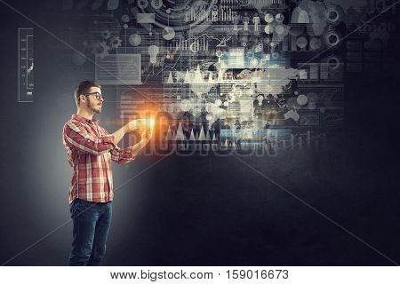 Innovative technologies for your device . Mixed media