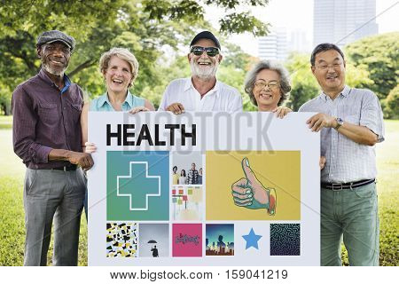 Health Healthcare Wellness Senior Adult Concept