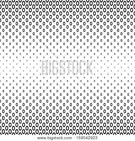 Abstract monochrome ellipse ring pattern background design