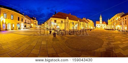 Town Of Varazdin Central Square Panorama