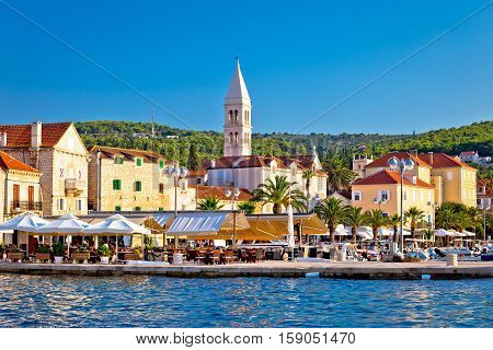 Supetar Waterfront View From Sea