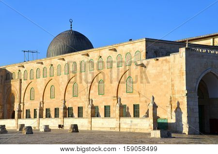 JERUSALEM ISRAEL 26 10 16:  Al-Aqsa Mosque, also known as Al-Aqsa and Bayt al-Muqaddas, is the third holiest site in Sunni Islam and is located in the Old City of Jerusalem.