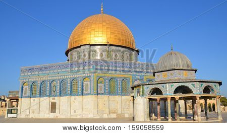 JERUSALEM ISRAEL 23 10 16: Temple Mount known as the the Noble Sanctuary of Jerusalem located in the Old City of Jerusalem, is one of the most important religious sites in the world.