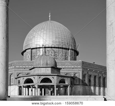 JERUSALEM ISRAEL 23 10 16: Temple Mount known as the the Noble Sanctuary of Jerusalem located in the Old City of Jerusalem, is one of the most important religious sites in the world.