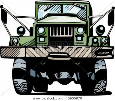 A military lorry. Check my portfolio for many more images of this series.