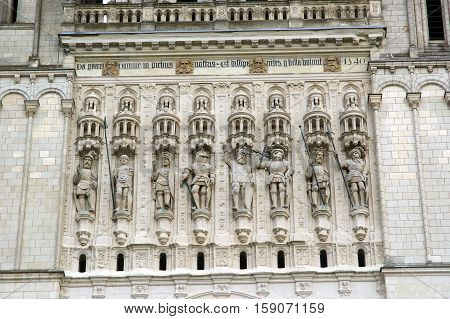 Saint-maurice Cathedral, Angers In France