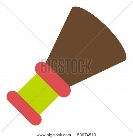 Shaving brush icon. Flat illustration of shaving brush vector icon for web design
