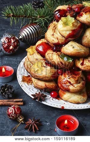 Christmas Cake A Croquembouche