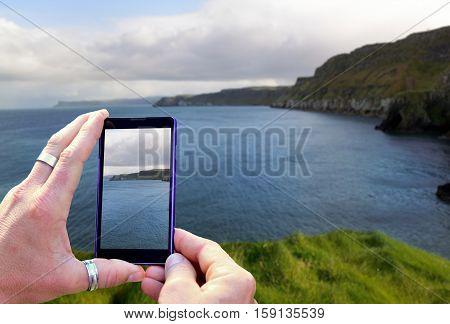 Taking A Landscape Photo