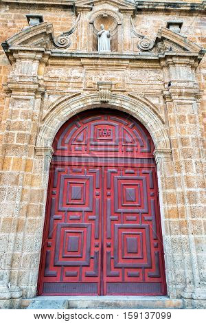 Entrance To A Church