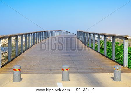 A Foot Bridge, Part Of The Beach Promenade, In Tel-aviv