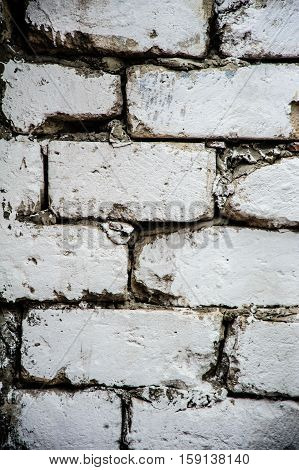 very old brick wall background vintage museum