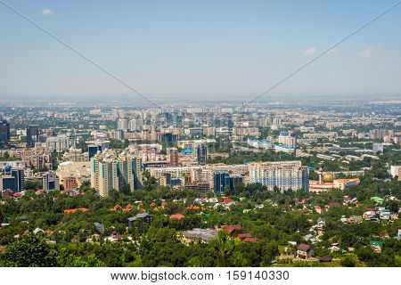 View Over Almaty Skyline