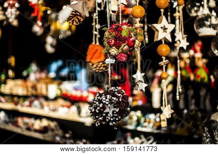 typical Christmas market in Alto Adige, Bolzano