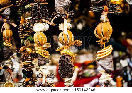 typical Christmas market in Alto Adige, Bolzano