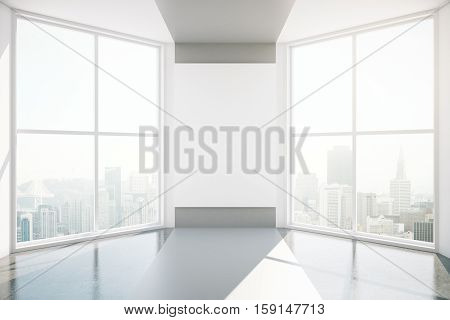 Interior With Empty Poster
