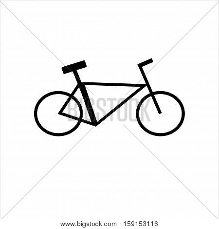 Bike icon isolated vector design ilustration line