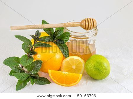 Honey Lemon Lime And Herbs