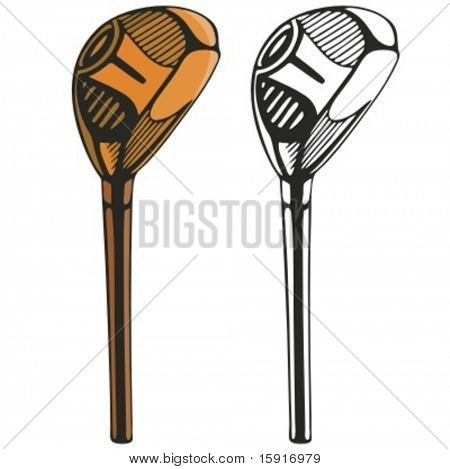 Golf-Stock. Vektor-illustration