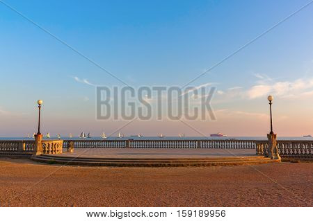 Terrazza Mascagni In Livorno, Italy