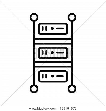 rackmount server vector illustration design eps 10