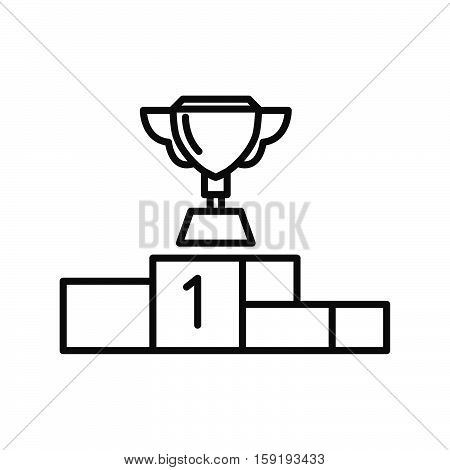 first place pedestal vector illustration design eps 10