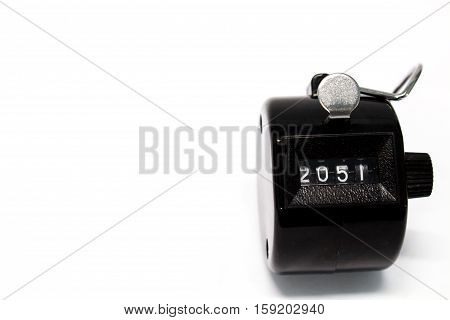 Year 2051 Counter on isolated white background