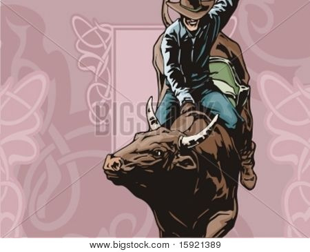 Western Rodeo Background Series.