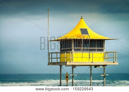 Surf life saving tower in Goolwa South Australia