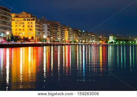 Thessaloniki At Dusk, Greece