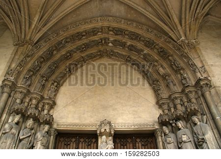 TOURS, FRANCE, MAY 07, 2012: Basilica of Saint-Martin, Tours, France