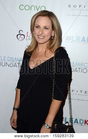 LOS ANGELES - NOV 30:  Marlee Matlin at the Nyle DiMarco Foundation Love & Language Kickoff Campaign 2016 at Sofitel Hotel on November 30, 2016 in Beverly Hills, CA