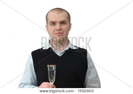 Man With Glass