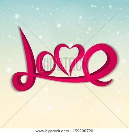 St Valentine s Day Greeting Card Vector Illustration EPS10