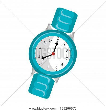 wristlet watch isolated icon vector illustration design