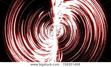 Abstract background with red swirl particles. Art background