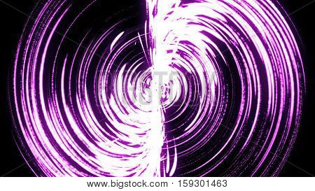 Abstract background with purple swirl particles. Art background