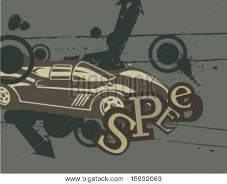 Car achtergronden Series in Grunge stijl. Controleer mijn portfolio voor nog veel meer van deze reeks als t