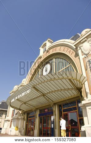 Train Station In Rochefort, Charente Maritime, France